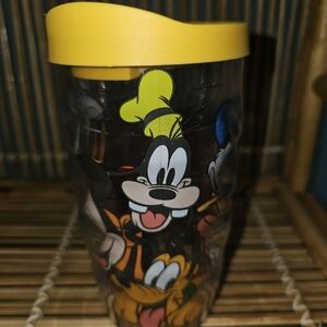 Tervis Tumbler with Yellow Lid and Cartoon Design